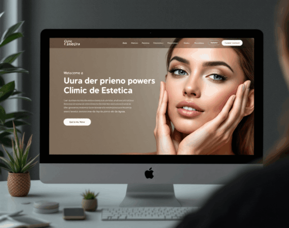 O Guia Definitivo para Criar um Site Irresistível para Sua Clínica de Estética em 2025